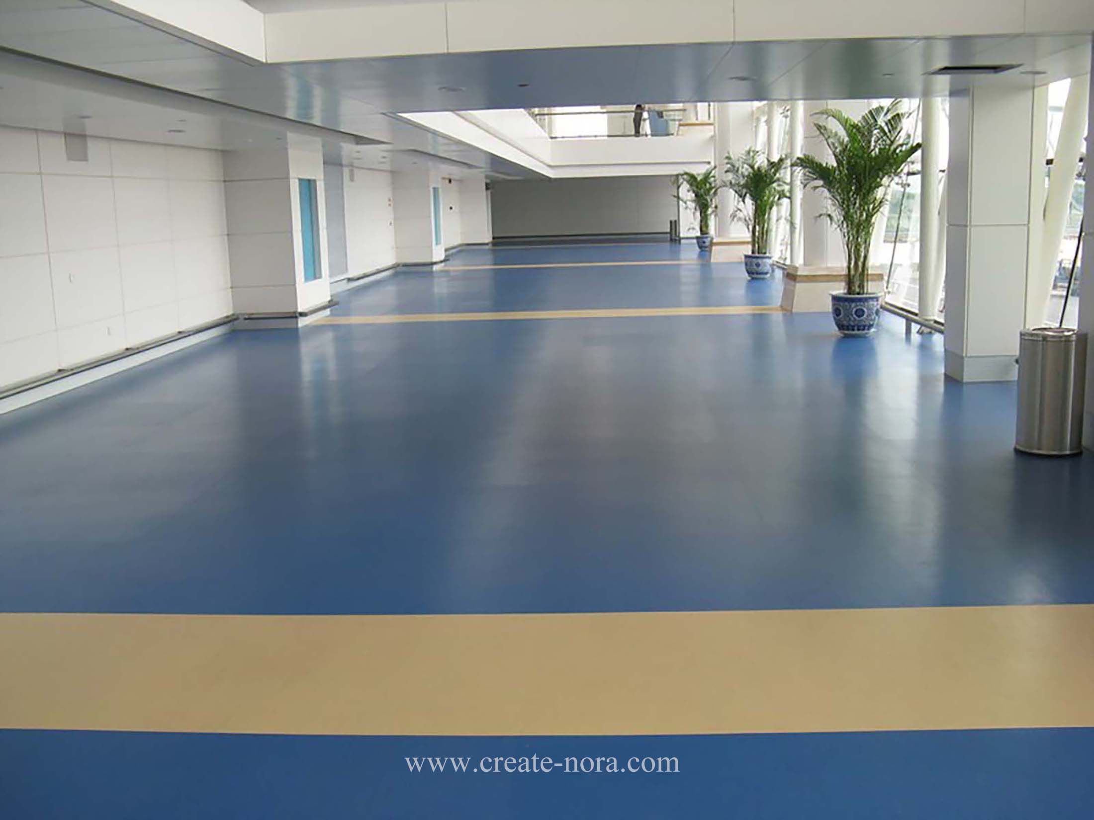 the photo of nora rubber flooring in Wuhan Tianhe Airport3